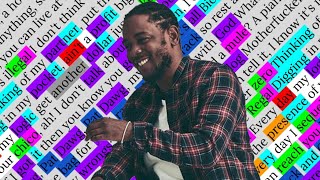 Kendrick Lamar Alright  Rhyme Scheme Highlighted [upl. by Seth]