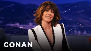 Evangeline Lilly Speaks SuperSensual Elvish  CONAN on TBS [upl. by Hayward639]