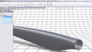 SW Tutorial Surface modeling Modeling a blade for a wind turbine part 2 of 2 [upl. by Fagen267]