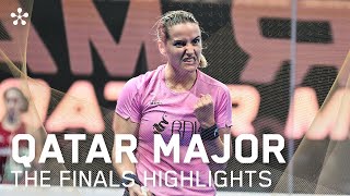 Qatar Ooredoo Major Premier Padel Highlights final women [upl. by Amrac]