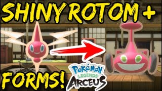 How To Get SHINY ROTOM amp Change Rotoms Forms In Pokémon Legends Arceus [upl. by Onit]