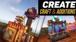 Гайд по Create Crafts amp Additions 11821201 Электромотор Обзор всех механизмов minecraft java [upl. by Idarb]