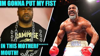 Rampage Jackson GOES OFF At BOXER Shannon Briggs quotIm Gonna Put My FIST In This MOTHERF Mouthquot [upl. by Ainessey]