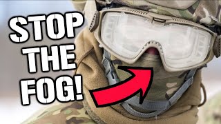 How To Stop Airsoft Goggle Fog [upl. by Airetnohs169]