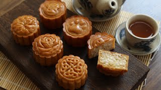 Bánh trung thu nhân sữa dừa  Coconut Mooncakes [upl. by Redliw]