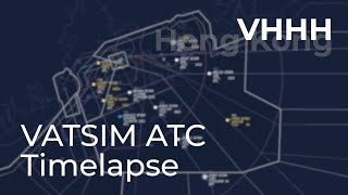 VHHH ATC Timelapse  End of Year edition Hong Kong Retreat  VATSIM [upl. by Ljoka]