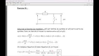 Quatre exercices avec solution Système Asservie L2 automatique [upl. by Zetneuq]