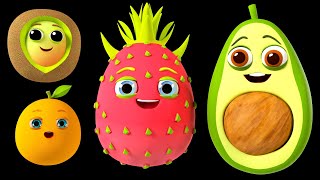 Funky Fruits Baby Sensory Skidamarink A Dink A Dink  More  Kids Songs and Nursery Rhymes [upl. by Ennaimaj]