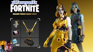 Fortnite Golden Touch Challenge Pack [upl. by Jehiah308]