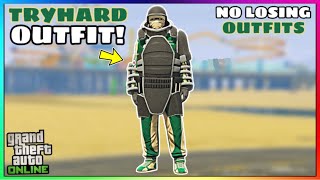 Easy How To Get Juggernaut Outfit With Racing Logos No Transfer GTA Online [upl. by Coco]