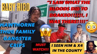 BABY RICO HAWTHORNE TH•G FAMILY GC TALKS DRAKEO THE RULER X4 amp ONGLEWOOD 🩸S 🫣😱 [upl. by Brice505]