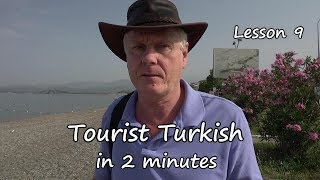 Learn Turkish in 2 minutes Lesson 9 [upl. by Ylle]