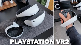 PSVR2 Unboxing Setup  First Impressions [upl. by Olim577]