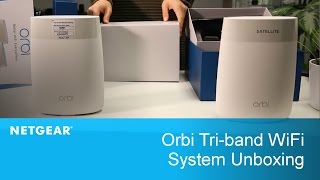 NETGEAR Orbi WiFi System Unboxing [upl. by Beedon]