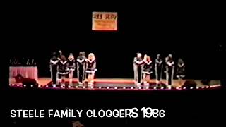 HEE HAW Clogging Precision Grandchampions STEELE FAMILY CLOGGERS 1986 Roy Acuff Theatre Opryland [upl. by Adnolrehs98]