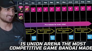 Union Arena Card Game Release Schedule Is INSANE new product every month [upl. by Htesil972]