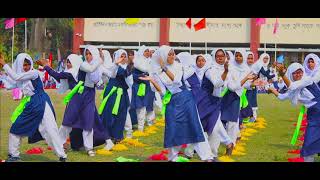 Cholo Bangladesh  Jole Utho Bangladesh  Display by Class10  quotKB high School quot  2018 [upl. by Anastase]