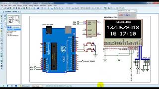 Arduino real time clock with DS1307 and SSD1306 OLED [upl. by Aire]