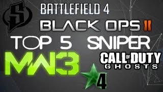 TOP 5 SNIPER Semaine 12  Bonus Battlefield 4  Par SkyRRoZ [upl. by Dannel151]