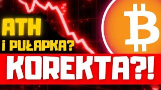 BITCOIN przed KOREKTĄ 🔥UWAGA na ten POZIOM 🚨 [upl. by Ashman]