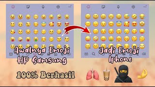 Cara Mengubah Emoji Samsung Android 10 Menjadi IOS [upl. by Wakeen300]