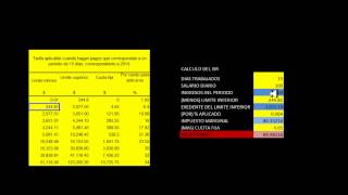 CALCULO DE ISR POR SALARIOS Y SUBSIDIO PARA EL EMPLEO [upl. by Dyna]