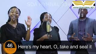 Come Thou Fount of Every Blessing Hymn Lyrics  SDA Hymnal 334 [upl. by Shantee]