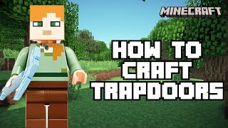 How to Craft Trapdoors on Minecraft in 2024 [upl. by Ddat]