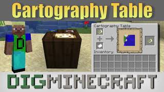 Cartography Table in Minecraft [upl. by Redyr]