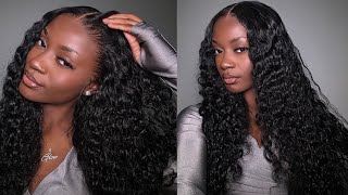 VERY DETAILED WATER WAVE HD WIG INSTALL   Ft Yolissa Hair [upl. by Valaria]