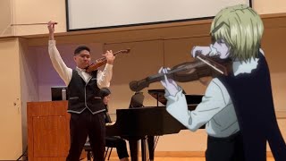 I played Hunter X Hunter in a NATIONAL Violin Competition [upl. by Marya577]