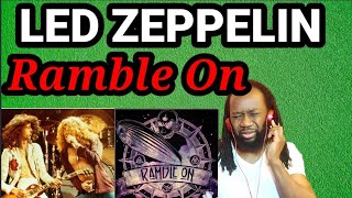 Led Zeppelin  Ramble On Live REACTION VIDEO  Rebeka Luize Budlevska [upl. by Ettenwad911]