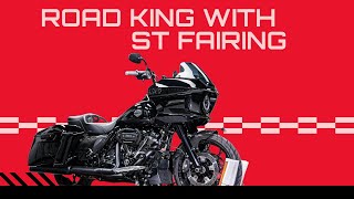 Advanblack ST Faring on a Road King Special [upl. by Odanref]