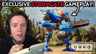 EXCLUSIVE Stormgate Gameplay Lowko plays Stormgate for the First Time Closed Beta [upl. by Fermin]