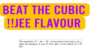 CUBIC EQATION CHALLANGE NEWTONS WAY [upl. by Fi]