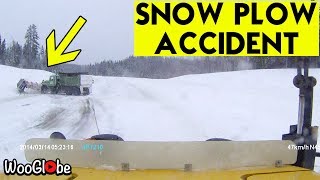 Snow Plow accident New Brunswick Canada [upl. by Trenton27]