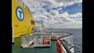 DFDS Transmanche Ferries NewhavenDieppe Sept 2022 Cross Channel service review Cote dAlbatre [upl. by Noseimaj]