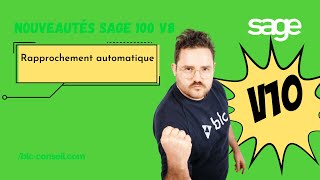 Sage 100 Comptabilité v10  Rapprochement automatique [upl. by Clite]