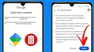 Jak usunąć Family Link z konta GOOGLE 2024 [upl. by Strawn94]