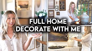 LAKE HOUSE DECORATE WITH ME  ENTRYWAY  DINING ROOM STYLING [upl. by Manfred]