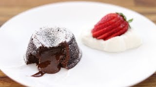 Chocolate Lava Cake Recipe  How to Make Molten Chocolate Lava Cake [upl. by Northington516]