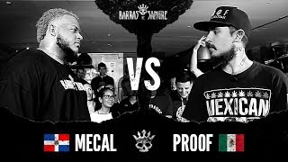 BDS 3 Mecal 🇩🇴 vs Proof 🇲🇽  Batallas Escritas   Host JKE  Crew Peligrosos [upl. by Yxel807]