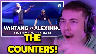 ZHALO Reacts  VAHTANG vs Alexinho  GBB 2023 7 TO SMOKE  Battle 3 [upl. by Aisinut543]