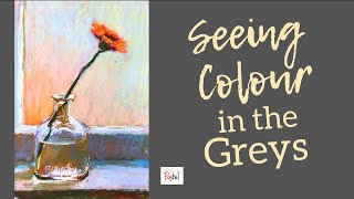 Three Tips on Seeing Colour in Greys  A Demo in Soft Pastels [upl. by Eivla650]