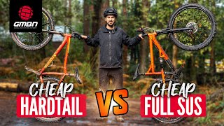 Cheap Hardtail VS Cheap Full Sus  What Is The Best Budget Bike [upl. by Yetah]