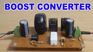 How To Make DC to DC Boost Converter  UC3843 IC [upl. by Dorrej]