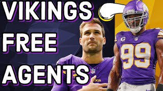 Vikings Pending Free Agents Review [upl. by Leeth]