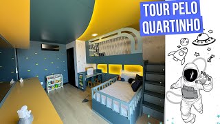 TOUR QUARTO PLANEJADO INFANTIL ASTRONAUTA [upl. by Gaudette]