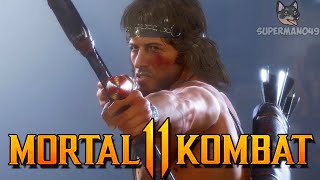 Insane Comeback With Rambo  Mortal Kombat 11 quotRamboquot Gameplay [upl. by Elohcan]