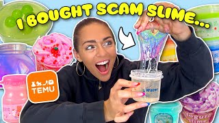 Testing SCAM Slime from TEMU😳 😳 😳 [upl. by Aniarrol]